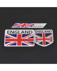 Pegatinas de coche con bandera de Inglaterra, emblema del Reino Unido, insignia del Reino Unido, calcomanía para BMW, Audi, Ford