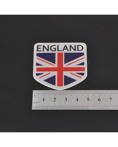 Pegatinas de coche con bandera de Inglaterra, emblema del Reino Unido, insignia del Reino Unido, calcomanía para BMW, Audi, Ford