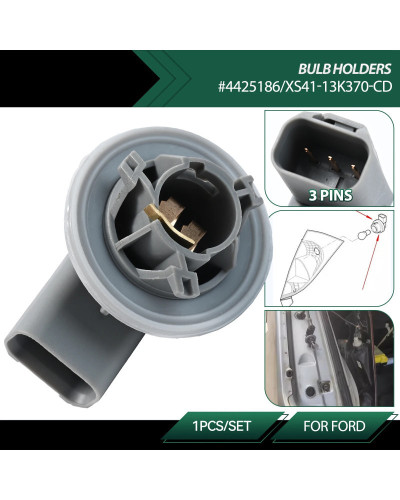 Luz trasera de freno para coche Ford Focus, lámpara con soporte para bombilla, compatible con modelos MK1, MK2, 1998-2008, 44251