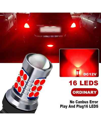 Luces LED de freno para coche, bombilla roja Canbus sin errores para Ford c-max Focus MK2 MK4 KA Van KA + Mondeo MK1/2/3 Galaxy,