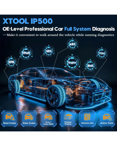 XTOOL InPlus IP500 For Toyota Full System Car Diagnostic Tools 19+ Ser