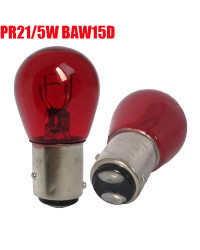 Bombilla trasera de freno rojo para coche, luces de advertencia de intermitentes para GM/Ford/SAAB, BAW15D, BAW15S, 567, 12V, PR