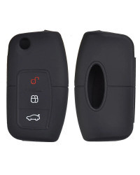 Funda de silicona para Ford Fiesta, Focus, Mondeo, Falcon, b-max, c-max, s-max, Eco, Sport, Galaxy Territory, carcasa Fob sin ll