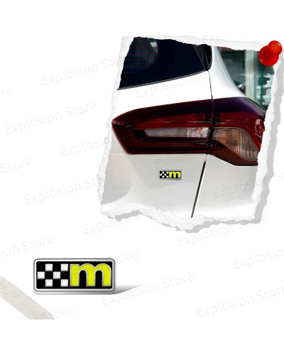 Insignia de emblema de cola de Metal 3D para Ford Focus 2 3 Fiesta Mountune RS ST, accesorios de estilo automático