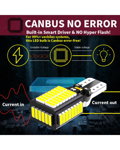 Luz LED de marcha atrás para Ford Puma Edge Flex s-max Taurus Fusion Galaxy Escape Kuga 2, 2 unidades, W16W T15 921 Canbus