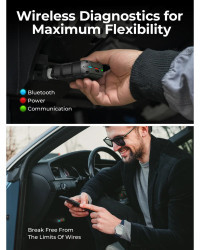 TOPDON-herramienta de diagnóstico de coche Topscan Lite, escáner OBD2, Bluetooth, 28 funciones de reinicio, lector de código de 