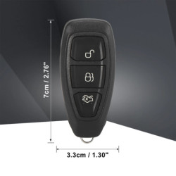 X Autohaux Replacement Keyless Entry Remote Car Key Fob 433MHz 3 Buttons for Ford Mondeo Focus C-Max KR55WK48801