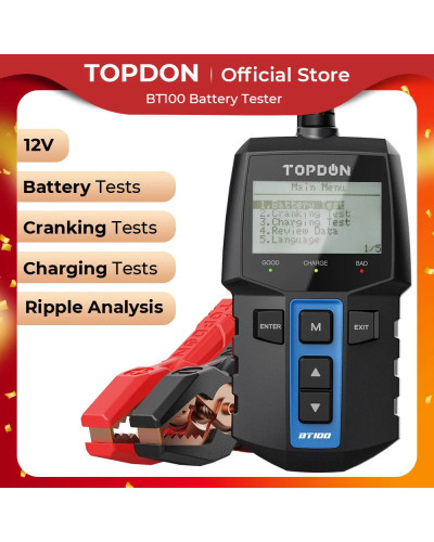 TOPDON BT100 12V probador...