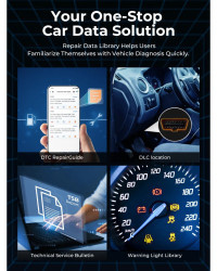 TOPDON-herramienta de diagnóstico inteligente TopScan Lite, escáner, Guía de reparación DTC, Bluetooth, lector de código OBD2, s