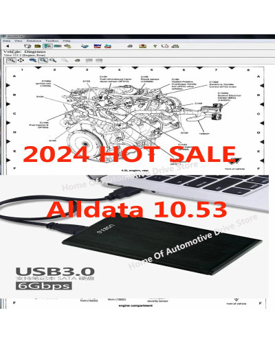 2024 Hot Newest alldata Auto Data Repair Diagram Software alldata 10.5