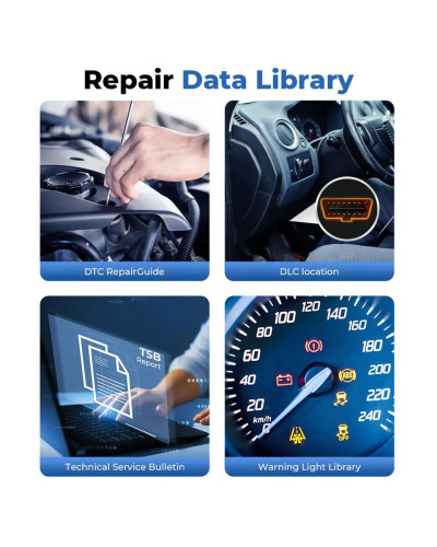 TOPDON-herramienta de diagnóstico inteligente TopScan Lite, escáner, Guía de reparación DTC, Bluetooth, lector de código OBD2