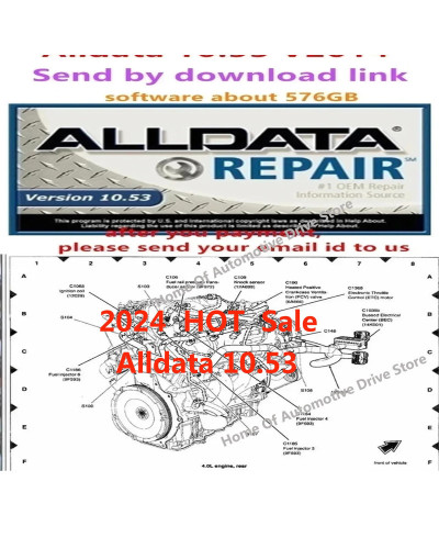 2024 Hot Newest alldata Auto Data Repair Diagram Software alldata 10.5