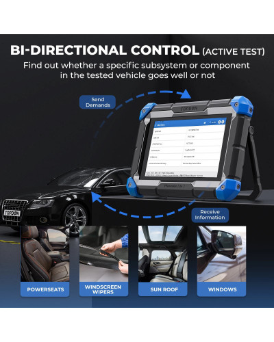 TOPDON-herramienta de diagnóstico automotriz Phoenix Lite 2, escáner de diagnóstico inalámbrico, Control bidireccional, codifica