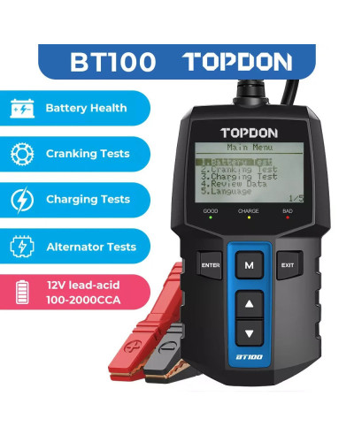 TOPDON BT100 12V probador...