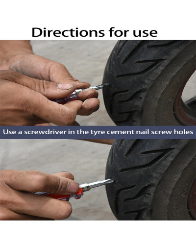 10/30Pcs Car Tyre Repair Rubber Nail Set Universal Car Motorcycle Tyre