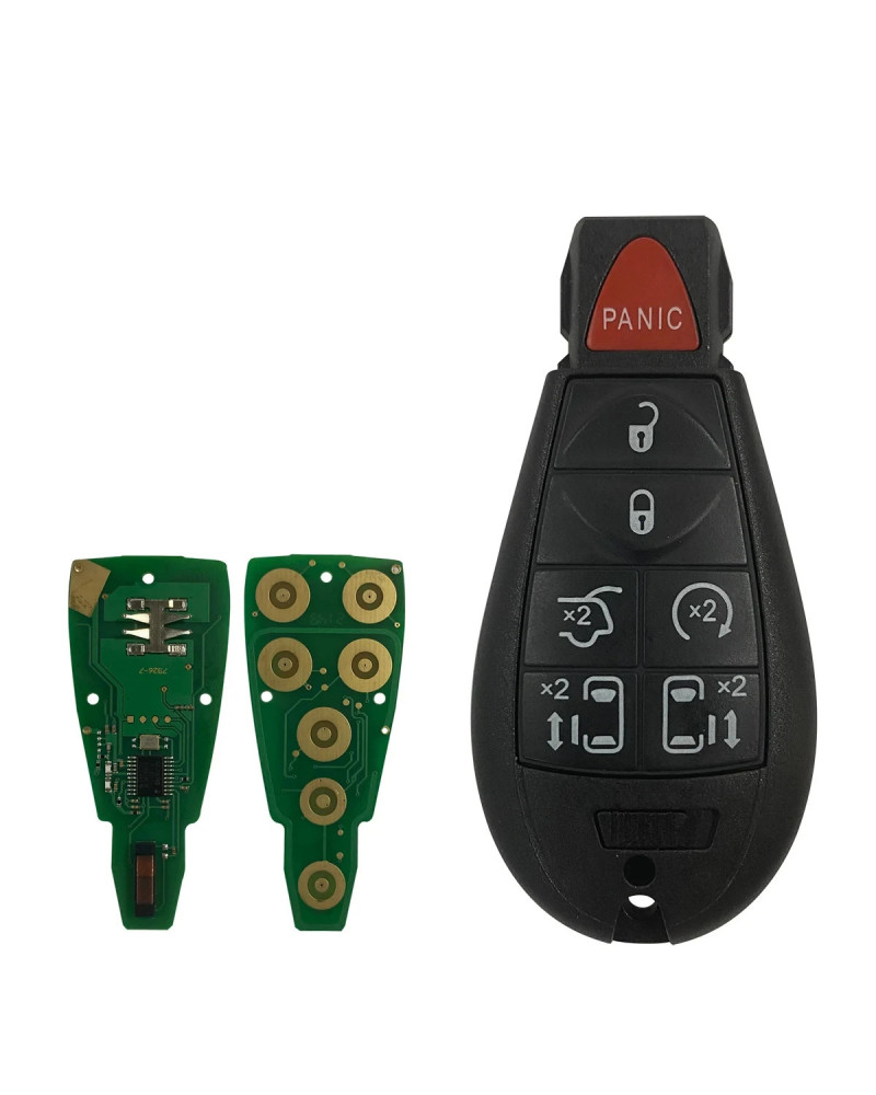 Chave Remote do carro para Chrysler 300C Voyager, jipe Cherokee, viagem do calibre de rodeio, 434MHz, FCC, M3N5WY783X, 2008-2010