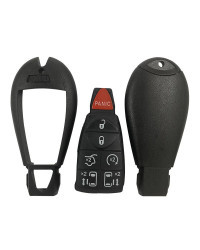 Chave Remote do carro para Chrysler 300C Voyager, jipe Cherokee, viagem do calibre de rodeio, 434MHz, FCC, M3N5WY783X, 2008-2010