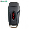 SOLOKEYS Part number: DS7T-15K601-BF For Ford Fusion Original Flip Remote Key 3 Button 433MHZ 49 Chip HITAG PRO With LOGO