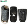 SOLOKEYS Part number: DS7T-15K601-BF For Ford Fusion Original Flip Remote Key 3 Button 433MHZ 49 Chip HITAG PRO With LOGO