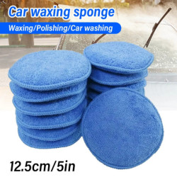 10PCS 4.5Inch Car Clean Buffer Cleaning Soft Vehicle Accessories Foam Applicator Car Wax Sponge Dust Auto Care Polishing Pad