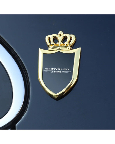 Pegatinas de insignia de coche, accesorios con logotipo para ventanas laterales, de metal para carrocería Chrysler 300c, 300, 20