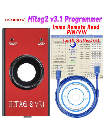 HITAG-2 Hitag2 V3.1 Version Auto Key Programmer OBD2 Car Diagnostic To