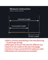 BOXI-amortiguador de puntales de soporte de elevación de maletero para Chrysler 200, 2010-2013, Chrysler Sebring 2008-2010, 1 pa