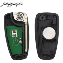 jingyuqin 3 Buttons Flip Remote Key Fob Chip 4D60 4D63 For Ford Focus Mk1 Mondeo Transit Connect 433Mhz