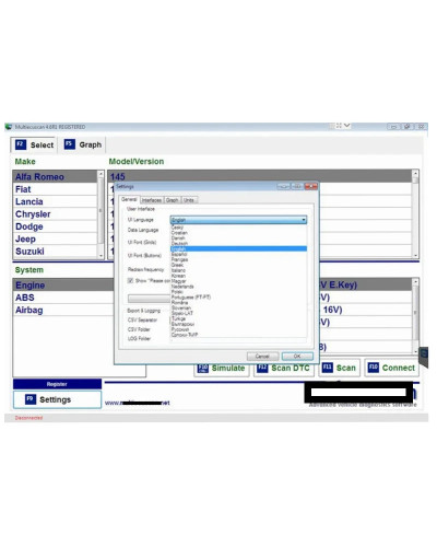 2024 New Multiecuscan V4.8 For Fiat/Chrysler/Dodge/Jeep/Suzuki Scanner