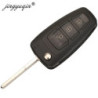 jingyuqin 3BTN 433Mhz ASK/FSK 4D63 4D60 Chip Remote Car Key Fob For Ford Kuga C-Max Focus Fiesta Mondeo Galaxy HU101 Flip Blade