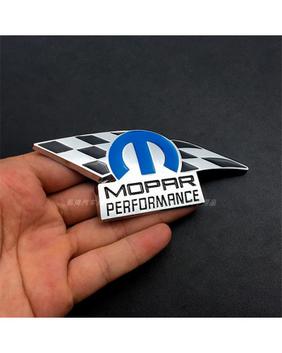 Emblema de Metal 3D para Mopar de coche, calcomanía de estilo para Dodge Ram Charger JEEP Chrysler Cherokee, accesorios de coche