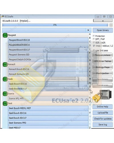 Newest ECUSafe 2.0 ECU ECM 2.0+ immokiller V 1.1 Immo Off Software v1.