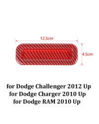 JIDIXIAN-cubierta de decoración para techo de coche, manija de tragaluz para Dodge Challenger Charger RAM 2010 Up para Chrysler 