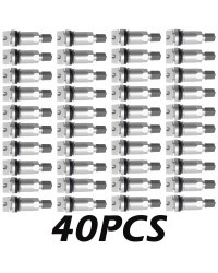 Sensor de presión de neumáticos, vástago de válvula de repuesto de acero inoxidable para Chrysler, Dodge, Jeep, Hyundai, Volvo, 