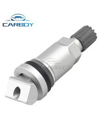 Sensor de presión de neumáticos, vástago de válvula de repuesto de acero inoxidable para Chrysler, Dodge, Jeep, Hyundai, Volvo, 