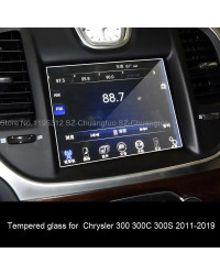 Película protectora de pantalla de vidrio templado para Chrysler 300, 300C, 300S, TOURING L LIMITED, 2011-2019, pantalla GPS de 