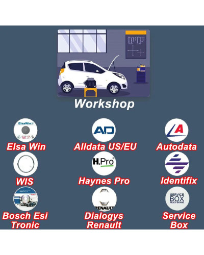 2024 Online Account Car Repair Software Workshop for Autodata Alldata 