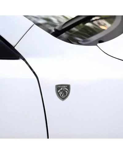 Insignia de León para coche, emblema de Metal para parte trasera del maletero, pegatina para GT LINE 107, 308, 306, 106, 206, 20