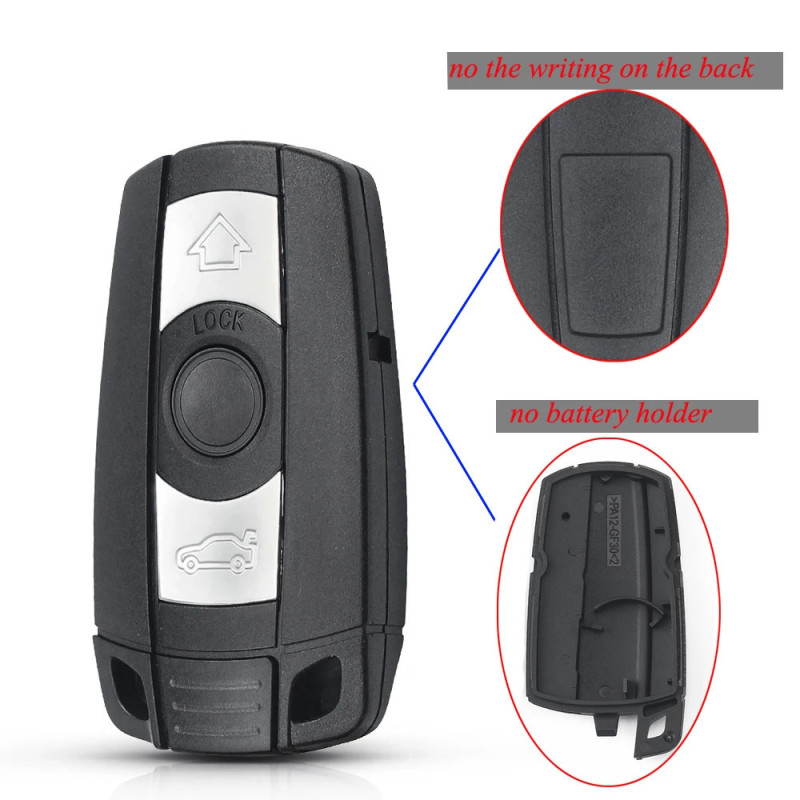 KEYYOU 1PCS Remote Car Key 3 Button Case For BMW 1 3 5 6 Series E90 E91 E92 E60 E70 E71 E72 E82 E87 E88 E89