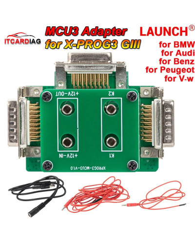 Launch GIII X431 MCU3 Adapter for X-PROG3 Key Programming for Mercedes