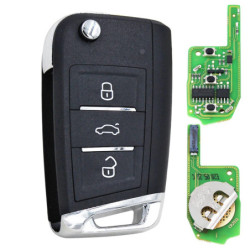 1pcs Xhorse XEDS01EN XEFO01EN XEMQB1EN XELEX0EN XEKF20EN XEKF21EN VVDI Super Remote Car Key with XT27A Super Chip for VVDI2/VVDI