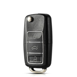 KEYYOU For Volkswagen VW Golf 4 5 6 7 Jetta Passat CC Tiguan Polo Beetle Skoda Flip Remote Key Shell Fob 3 Button Car Key