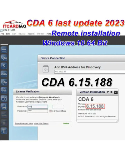 2023 CDA 6.15.188 CDA6 Engineering Software Work with MicroPod 2 for F