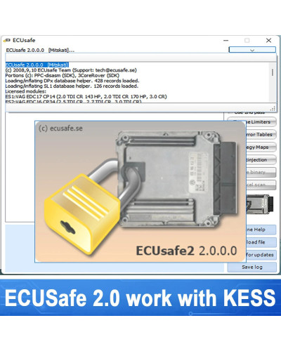 ECU-Safe 2.0 ECUSafe V2 ECU ECM 2.0 Diagnostic Tool CD DVD Software Fo