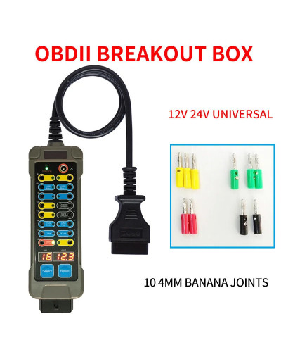 New Arrival Auto Car Break Out Box OBDII obd Breakout Box Car Protocol