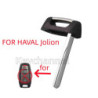 keychannel 1pcs Uncut Car Key Blade Emergency Remote Blank Keyless Fob Blade Door Key for Great Wall HAVAL Jolion Dargo Remote