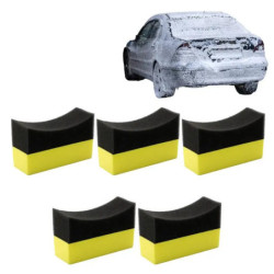 Professional Tire Shine Applicator Universal Wheel Polishing Waxing Sponge Tire Dressing Applicator Pads Auto Washing Accessory