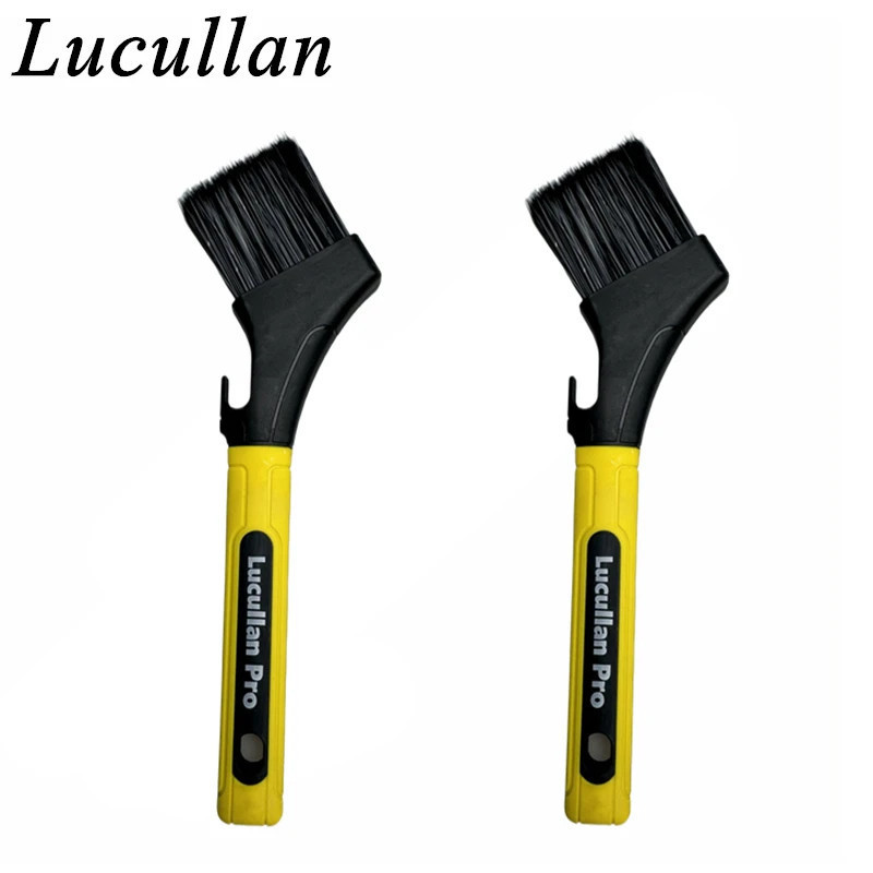 Lucullan-Brosse de lavage de voiture polyvalente ultra douce Pro, grande surface de poils, accessoires de livres de voiture ergo