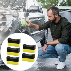 Professional Tire Shine Applicator Universal Wheel Polishing Waxing Sponge Tire Dressing Applicator Pads Auto Washing Accessory