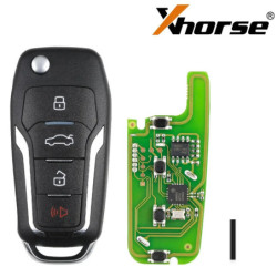 Xhorse XKFO01EN X013 Series Universal car Key Fob 4 Button for Ford Type Condor Flip VVDI Wire Remote